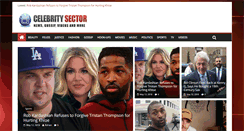 Desktop Screenshot of celebritysector.com